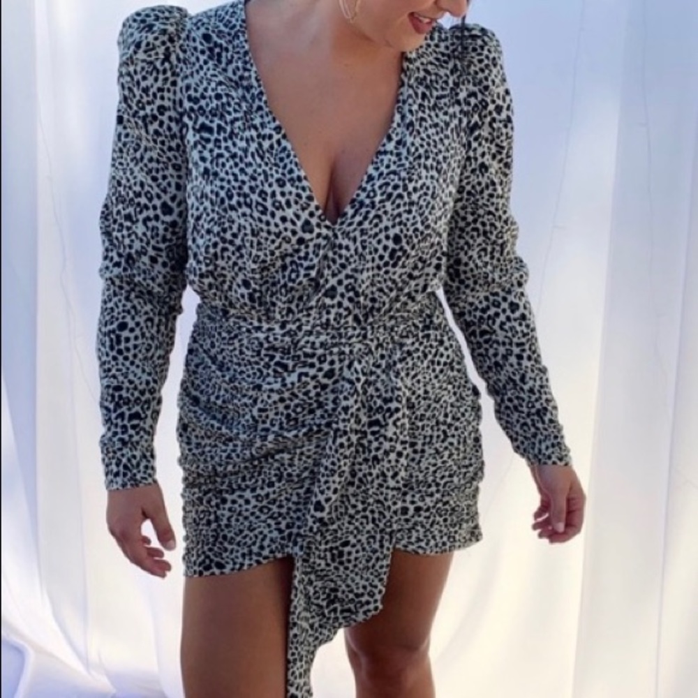 House of CB print mini dress